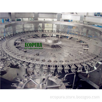 Monoblock Carbonated Soft Drink Filling Machine / Sparkling Water Bottling Line